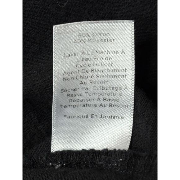 Talbots Basic Tee Black V-neck‎ Top T-shirt SMALL Normcore Dark Girl Casual - Picture 9 of 10